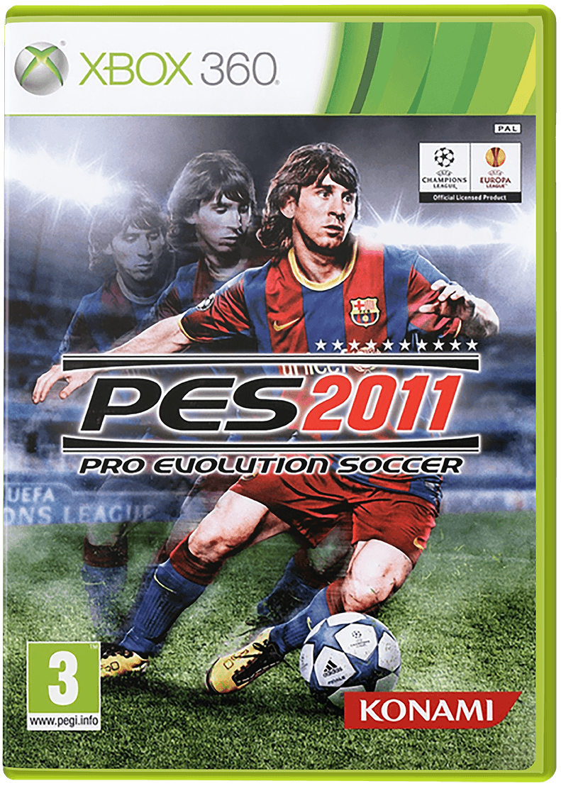 Pro Evolution Soccer 2011 box art for Xbox 360